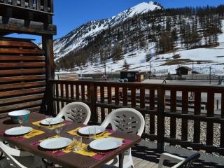 Studio avec terrasse ensoleillée face aux pistes, animaux acceptés, Montgenèvre - FR-1-266-86 - Monginevro - 3
