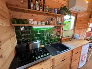 Zirbenholz Tiny House "Waldhauszeit" am See - Mücke - 6