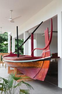 Sunrise by white sand dhigurah - 6