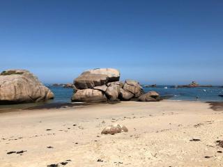 Duplex 3* avec Balcon VUE MER, WiFi et Parking au centre de Trégastel - FR-1-368-230 - 2