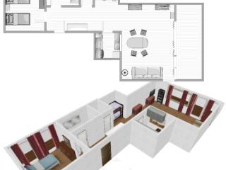 Charmant appartement 2 pièces avec balcon, cuisine équipée et belles vues - 5 pers - FR-1-694-195 - Val-d'Isère - 1