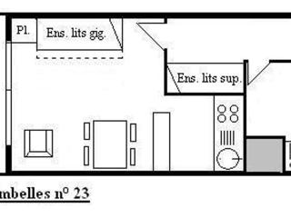 Studio confortable 4 pers. avec balcon sud, proche pistes et commodités, Méribel - FR-1-180-10 - Méribel - 5