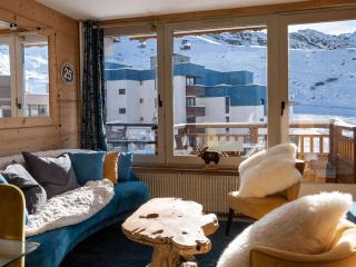 Val Thorens - Appt 6 pers rénové, 2 chambres, WiFi, loc. à skis, proche pistes - FR-1-637-28 - Val Thorens - 9