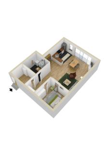 Ferienwohnung Bergblick Dachgeschoss - Hopferau - 4