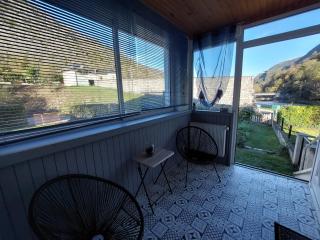 Beau jardin proche randonnée ski calme plain pied - Auzat - 6