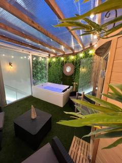 SPA de charme 6 pers avec Jacuzzi & Sauna privatifs au coeur de ville - Esprit Coco - Mulhouse - 8