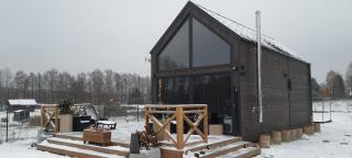 Domek Mazurski całoroczny nad jeziorem z Jacuzzi SPA - Pasym - 9