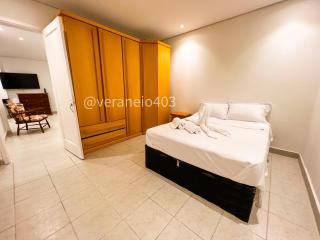 Apartamento frente mar c/ar P/ 6 hóspedes - São Vicente - 2