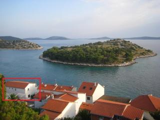 Studio apartment in Tribunj with sea view, balcony, air conditioning, WiFi 68-1 - 9