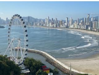 frente mar, espetacular vista mar, roda gigante - Balneário Camboriú - 0