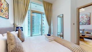 Stylish Apartment Balcony and Sea Views - Dubai - 1