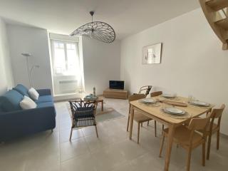 Duplex charmant T3/4 à 150m des criques, court commune, proche bourg à Port-Louis - FR-1-349-170 - 9