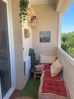 T1 Neuf Balcon 700 m de la mer Parking Wifi Draps - Six-Fours-les-Plages - 0