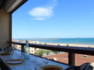 Appt 2 pièces 4 pers climatisé avec balcon, parking et animaux admis à 150m de la plage - FR-1-229C-46 - Port-la-Nouvelle - 0