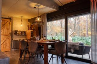 Lodge in een bosrijke omgeving met Hottub & Sauna opt - Rheezerveen - 4