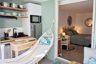 "Aimé Gwada", appartement à 40m de la plage, Rez-de-jardin tropical - 4
