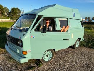 Rent a BlueClassics 's campervan vw T3 azulina in Algarve au Portugal, - 9