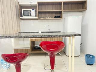 Apartamento 1 quarto lacqua di roma em Caldas Novas - Ñ fornecemos roupas de cama e banho - Caldas Novas - 5