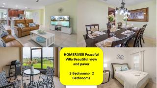 Peaceful 3 bedrooms villa with Beautiful view and paver - Davenport - 0
