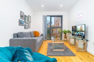 Aqua-Themed 2 Bedroom Cosy Apartment - City Centre - Birmingham - 7