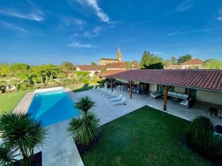 Large House near Marciac & Heated Salt Water Pool - Plaisance - 0
