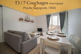 Fully equipped apartment balcony sleeps 7 wifi - Marsiglia - 0