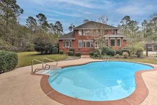 Pool, Grill + Patio: Spacious Statesboro Estate! - 0