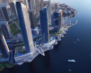 Lux BnB The Grand Creek Harbor Views - Dubai - 0