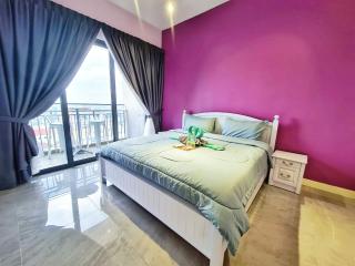 SweetLavenderLovely#SeaView#Privatebathtub#Netflix#FreeParking#OneHall&OneRoomWithBalconys#ImperioResidence - Malakka - 0