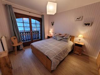Bel appartement rénové 2 pièces avec balcons, proche du centre, parking, Wi-Fi - FR-1-598-119 - Les Gets - 4