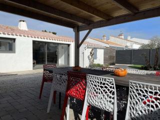 Maison familiale 10 pers, annexe, plage 250m, wifi, parking, jardin clos, terrasse avec pergola - FR-1-224B-163 - Noirmoutier-en-l'Île - 9