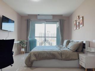 29th floor Studio, Cozy Workplace, Long stay, wide space - Amphoe Phra Khanong - 8