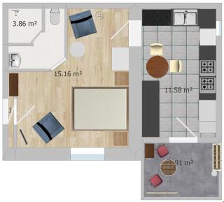 STUDIO L'HORIZON - Doazit - 8