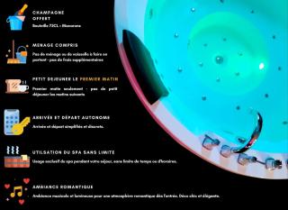 Le Secret - Nuit romantique avec Jacuzzi privatif - Champagne offert - Climatisation - Nantes - 9