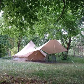 CAMPING LE BEL AIR mobil home LE CORNOUILLER 4 personnes - Limogne-en-Quercy - 3