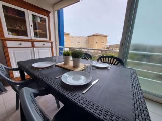Appartement climatisé 2P cabine, 50m de la plage, parking, loggia, équipements modernes - FR-1-326-747 - Marseillan - 8