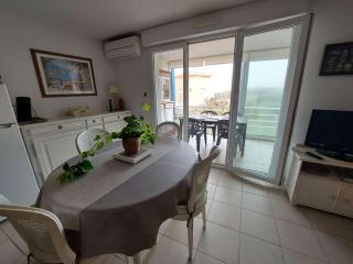 Appartement climatisé 2P cabine, 50m de la plage, parking, loggia, équipements modernes - FR-1-326-747 - Marseillan - 0