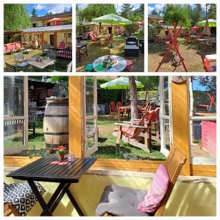 Chalet et mobil homes dans la montagne au Camping les Sapins - 1