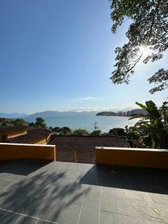 Por de sol no mar da cama - Caraguatatuba - 4