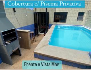 Cobertura Piscina Privativa frente e Vista Mar Centro Mongaguá - 8