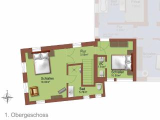 Ferienhaus Oberstaader Fewo Maisonette - Öhningen - 1