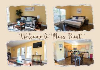 Serene 3BR Apartment 4TVs Free Wi-Fi & Parking -E- - Moss Point - 0