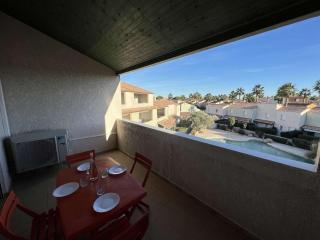 Appartement T3 avec Piscine, Clim, Terrasse, Parking Privé – À 600m de la Plage, 6 Pers. - FR-1-701-14 - Valras-Plage - 8