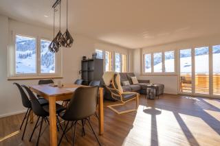 Chuenislodge1 Neu, grosse Terrasse & Designerofen, prächtige Aussicht - Adelboden - 8