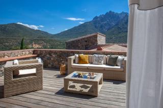 Maison en pierre Corse avec vue proche des Gorges de l'Asco entre mer montagne et piscine - Moltifao - 1