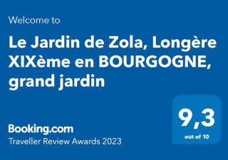 "Le Jardin de Zola", Longère XIXème en BOURGOGNE, grand jardin - 4