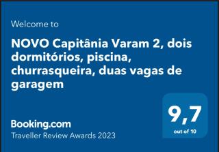 NOVO Capitânia Varam 2, dois dormitórios, piscina, churrasqueira, duas vagas de garagem - Guarujá - 9