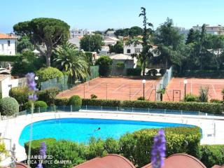 2 Pièces Climatisé-WIFI / 4 voyageurs / Boxe Privé / 2 piscines / 2 tennis / Pétanque / PingPong - Antibes - 0