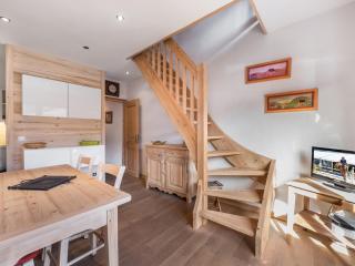 Charmant T2 + Mezzanine à Megève, proche centre, balcon sud, Wifi, chien/chats OK - FR-1-453-57 - Megève - 6