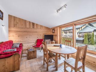 Charmant T3 au centre de Megève, balcon, proche pistes, garage, 4 pers, classement 3 étoiles - FR-1-453-96 - Megève - 0